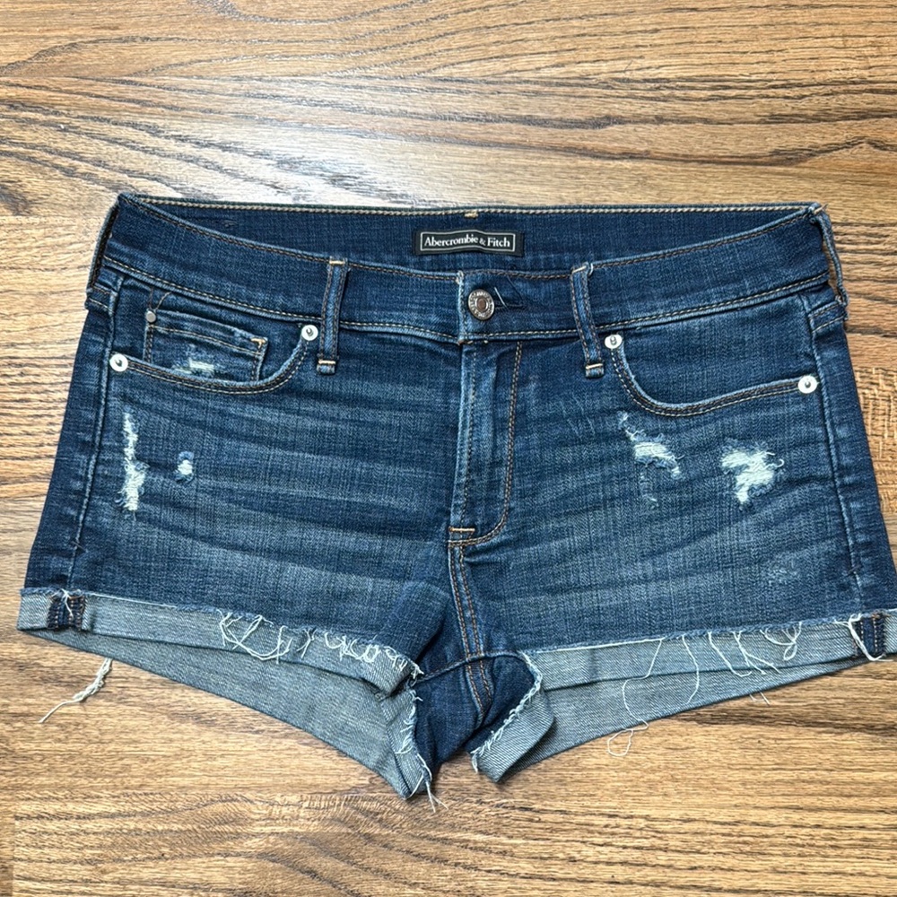 Abercrombie & Fitch Blue Denim Cutoff Shorts Size 2/27
